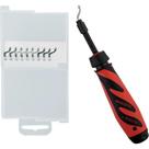 Kit de ferramentas de rebarbação SHAVIV 29252 com alça Mango II (12 unidades) Kit de ferramentas de rebarbação SHAVIV 29252 com alça Mango II (12 unidades)