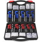 Kit de ferramentas de reparo de roscas Helicoil de 320 peças Métrica/SAE