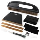 Kit de ferramentas de suavização de papel de parede Gomake com rodo e faca de feltro
