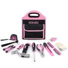 Kit de ferramentas DOWELL 167PCS rosa para manutenção doméstica DIY