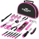 Kit de ferramentas Excited Work 69 peças rosa com bolsa de transporte Kit de ferramentas Excited Work 69 peças rosa com bolsa de transporte