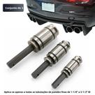 Kit De Ferramentas Expansor De Tubo De Escape Automotivo 1-1/18 a 3-1/2 Polegadas 3 Peças Forjadas