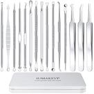 Kit de Ferramentas Extratoras de Cravos e Espinhas IUMAKEVP 15 Peças em Aço Inoxidável Kit de Ferramentas Extratoras de Cravos e Espinhas IUMAKEVP 15 Peças em Aço Inoxidável