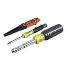 Kit de ferramentas HVAC Klein Tools 80049 com chave de fenda de bolso 3 em 1