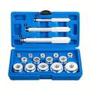 Kit De Ferramentas Para Desmontagem E Reparo De Rolamentos De Roda De Alumínio Com 17 Peças Para Kit De Ferramentas Para Desmontagem E Reparo De Rolamentos De Roda De Alumínio Com 17 Peças Para