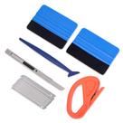 Kit de ferramentas para embalagem de vinil para veículos Gomake Felt Squeegee Cutter Knife Kit de ferramentas para embalagem de vinil para veículos Gomake Felt Squeegee Cutter Knife