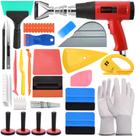 Kit de Ferramentas para Envelopamento NEWISHTOOL com Pistola de Ar Quente 110V Kit de Ferramentas para Envelopamento NEWISHTOOL com Pistola de Ar Quente 110V