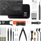 Kit de Ferramentas para Impressora 3D Intarsio 52 em 1 com Bolsa de Armazenamento