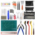 Kit de Ferramentas para Impressora 3D OFNMY (75 Peças) com Rebarbadora e Bolsa Kit de Ferramentas para Impressora 3D OFNMY (75 Peças) com Rebarbadora e Bolsa