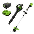 Kit de Ferramentas para Jardim Greenworks 60V Aparador e Soprador 13"