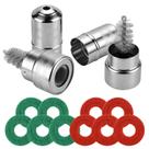 Kit de ferramentas para limpeza de terminais de bateria Oimyalsi, pacote com 2 unidades e estojo