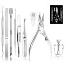 Kit de ferramentas para unhas encravadas Dualeco Professional, conjunto de 9 peças