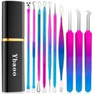 Kit de ferramentas Pimple Popper, removedor de cravos Ybaoo, 10 unidades