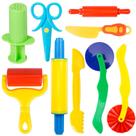 Kit de ferramentas Playdough iShyan, 9 peças básicas para crianças com cortadores