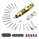 Kit de ferramentas rotativas elétricas DNA MOTORING TOOLS-00220 3,7V amarelo