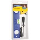 Kit de Ferramentas Tramontina com Nível de Plástico Trena e Chaves de Fenda 4 Peças Kit de Ferramentas Tramontina com Nível de Plástico Trena e Chaves de Fenda 4 Peças