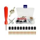 Kit De Ferramentas Universal Para Remoção E Instalação De Válvulas De Pneus De Carros E Bicicletas