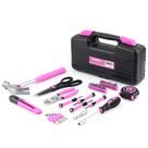 Kit de ferramentas URASISTO de 40 peças para casa com caixa de transporte - ROSA Kit de ferramentas URASISTO de 40 peças para casa com caixa de transporte - ROSA