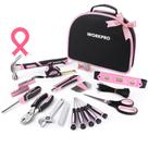 Kit de ferramentas WORKPRO Pink 236 peças com bolsa de transporte