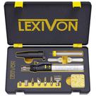 Kit de Ferro de Solda a Butano LEXIVON LX-770 - Sem Fio e com Ignição Automática