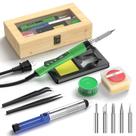 Kit de ferro de soldar Crtsweker 190W 110V com acessórios Army Green