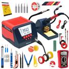 Kit de ferro de soldar e estação de retrabalho Plusivo 90W