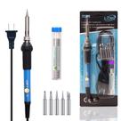 Kit de ferro de soldar LDK Electric 60W 110V com 5 pontas e solda