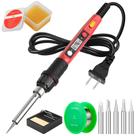 Kit de ferro de soldar Q-MING 80W 110V LCD Ferro de solda digital