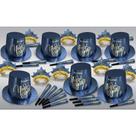 Kit de Festa Beistle Azul Meia-Noite e Dourado para Réveillon 50 peças