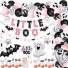 Kit de festa Wulagogo Little Boo Halloween Girl 92 unidades Kit de festa Wulagogo Little Boo Halloween Girl 92 unidades