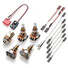 Kit de fiação de conversão EMG 1-2 Pickup sem solda para Les Paul