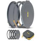 Kit de filtro de lente NiSi JetMag Pro 82MAG Black Mist com adaptadores