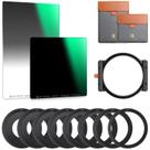 Kit de filtro K&F Concept 100mm Square ND1000 (10 pontos) +150mm