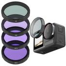 Kit de filtro NEOSOU Action 5 Pro ND PL, pacote com 4 unidades para DJI Osmo
