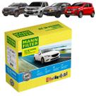 Kit de Filtros Mann Filter Fiat Mobi 1.0 6V Flex Argo 1.0 6V/1.3 8V Flex Uno 1.0 6V/1.3 8V Flex Strada 1.3 8V Flex