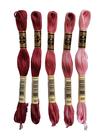 Kit de Fio de Algodão para Bordado 5 Meadas Malva 8,7 jardas