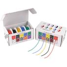 Kit de fios elétricos sznnzd 20AWG de silicone, 5 cores, 6 m