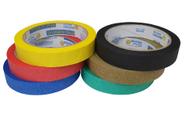 Kit De Fita Crepe Colorida 18mm X 30m Fitas Adesivas 6 Cores