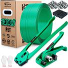 Kit de Fita de Arquear Hugbow para Cintas PET de Alta Resistência 1500 lbs Kit de Fita de Arquear Hugbow para Cintas PET de Alta Resistência 1500 lbs