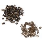 Kit de fixadores de acessórios Eyelet Grommets Leathercraft de 6 mm