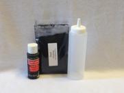 Kit de Flocking 28 g de Flocos Pretos com Tinta/Adesivo Acrílico 59 ml