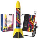Kit de foguete inflável Mighty Fun! Airo Rocket de 20 cm com lançador