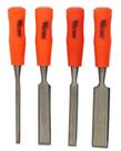 Kit De Formão Cabo Madeira 3/8 A 01 Polegada Com 4 Peças Pro Kit De Formão Cabo Madeira 3/8 A 01 Polegada Com 4 Peças Pro