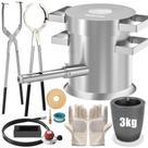 Kit de Forno de Fusão a Propano Nelyrho 3 kg para Fundição de Metal