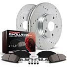 Kit de Freio PowerStop K7725 Pastilhas de Fibra de Carbono e Discos Traseiros Kit de Freio PowerStop K7725 Pastilhas de Fibra de Carbono e Discos Traseiros