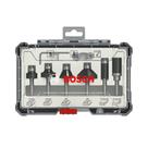 Kit De Fresas Com 6 Peças - Acabamento - Haste 6mm - 2607017468000 Bosch