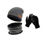 Kit De Frio Intenso Luva Touch + Touca e Protetor De Pescoço Pelinho Forrado Masculino Feminino
