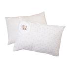 Kit De Fronha Bebê Bordadas Com 2 Un Ted Balão 40x28Cm Papi