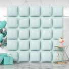 Kit de fundo de parede de balão NISOCY Pastel Green Square x25