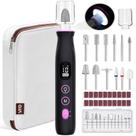 Kit de furadeira de unhas elétrica VFD 2000mAh recarregável 12 em 1